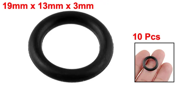 40 Pcs Brick Red Rubber 25mm x 19mm x 3mm Oil Seal O Rings Gaskets Washers