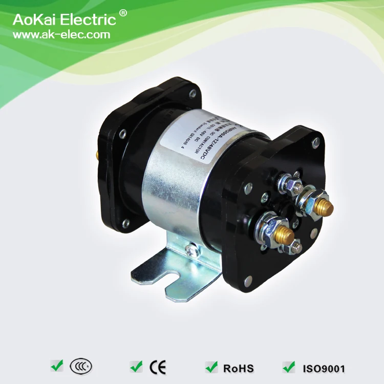 Один полюс 660в напряжение катушки непрерывной работы долг 12 В 200A магнитный DC