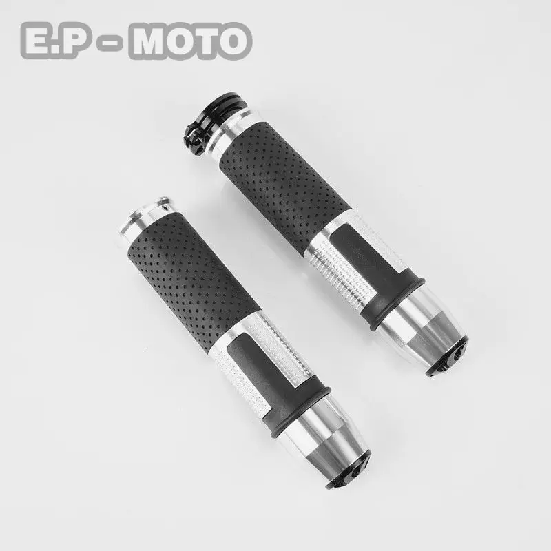 Silver Универсальная рукоятка для руля фиксаторы для руля мотоцикла с ЧПУ 7/8 ''22 мм для Руля Мотоцикла для GSX-S1000/B-king1300 - Цвет: Silver