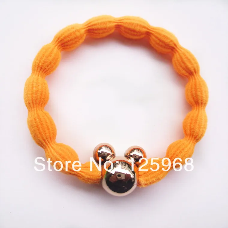Новое поступление 100 шт./лот мода неоновые Цвет волос Tie Rope оголовье Мышь& Лотос резинкой Hairband