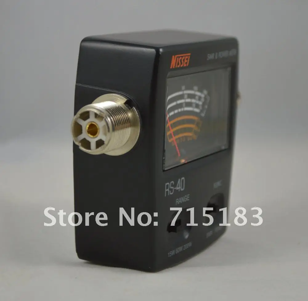 NISSEI SWR метр RS-40 144/430 MHz Диапазон измерения диапазона 200 w RS40 измеритель мощности, замена redot 1050A