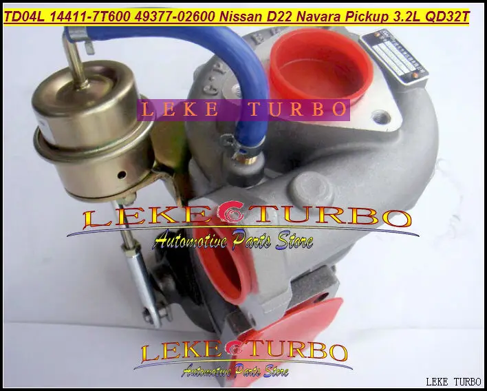 TD04L 14411-7T600 49377-02600 49377 02600 Turbo турбонагнетатель для Nissan ПИКАП Navara D22 TD27 NS25 QD32 QD32T 3.2L с прокладками