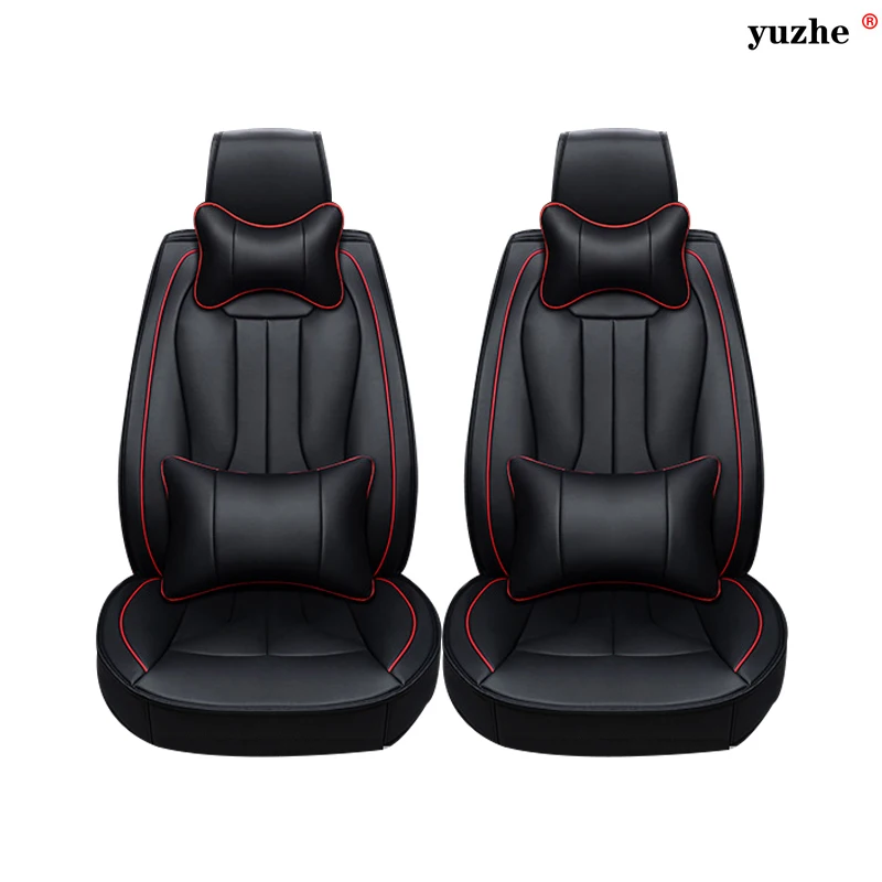 

2 pcs Leather car seat covers For Mini One Cooper R50 R52 R53 R55 R56 R60 R61 PACEMAN COUNTRYMAN car accessories car-styling