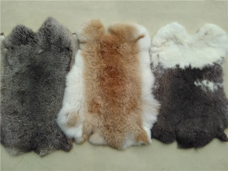 

Factory Wholesale Cheap price Natural Color Rabbit Skins for decoration