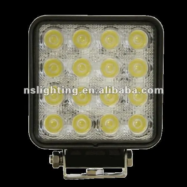 2pcs/lot 48W LED Spot/Flood Fog Light 4WD 48W led work light 4X4 accessories lights