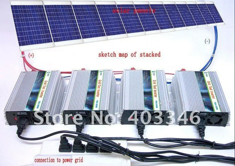 600 Вт сетевой инвертор для солнечной панели, инвертор для солнечной энергии, DC 12 v/24 v к AC 190 v~ 250 v