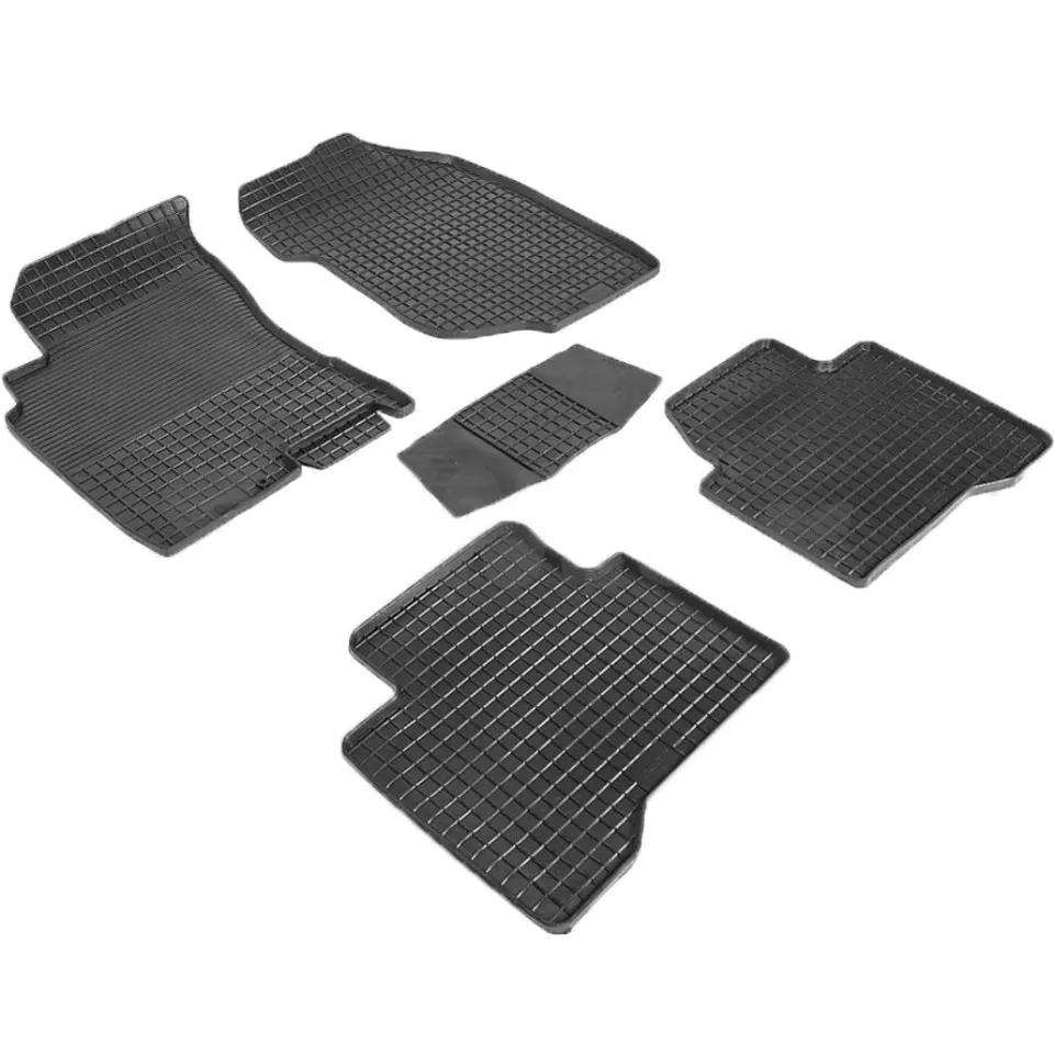 Rubber grid floor mats for Nissan X Trail T30 2003 2004 2005 2006 2007
