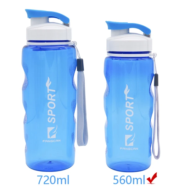 FCA19 Blue FANGCAN велосипед Спорт 560 мл открытый Питьевая пластиковая бутылка для воды 4 цвета - Цвет: FCA19 Blue