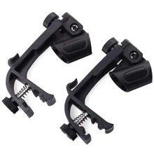 Microphone Pair Of Adjustable Stage Drum Clips Mic Rim Snare Mount Clamp Holder Groove Gear Studio Stand