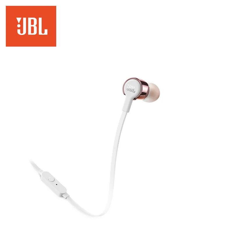 Rose gold Наушники JBL T210 - Цвет: Rose gold
