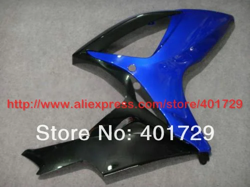 Изготовленные на заказ Обтекатели для Suzuki GSXR-600 750 GSX-R600 R750 2006 2007 GSXR600/750 Глянцевая цвет синий, черный; Большие размеры 34–43 обтекатель комплект AW33