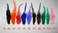 [IuBuFiGo] фиолетовое перо для рукоделия окрашенное одиночное 12-18 см гусиное перо
