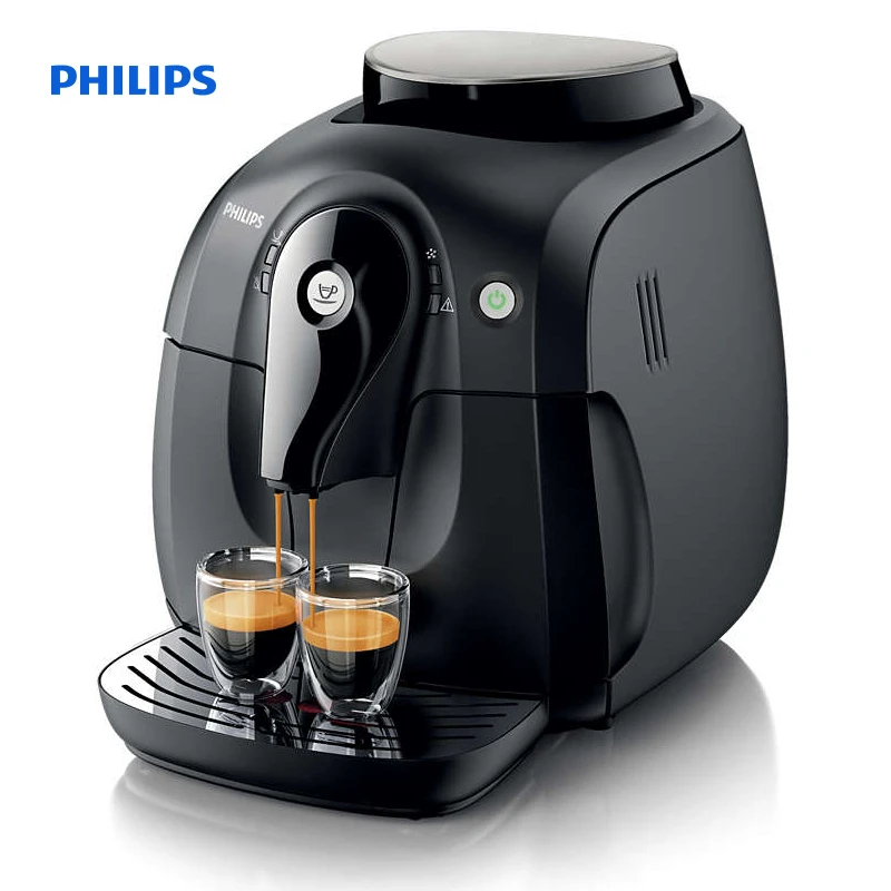 Philips 2000 series Super automatic espresso machine Brews 2 coffee varieties Black 5 step