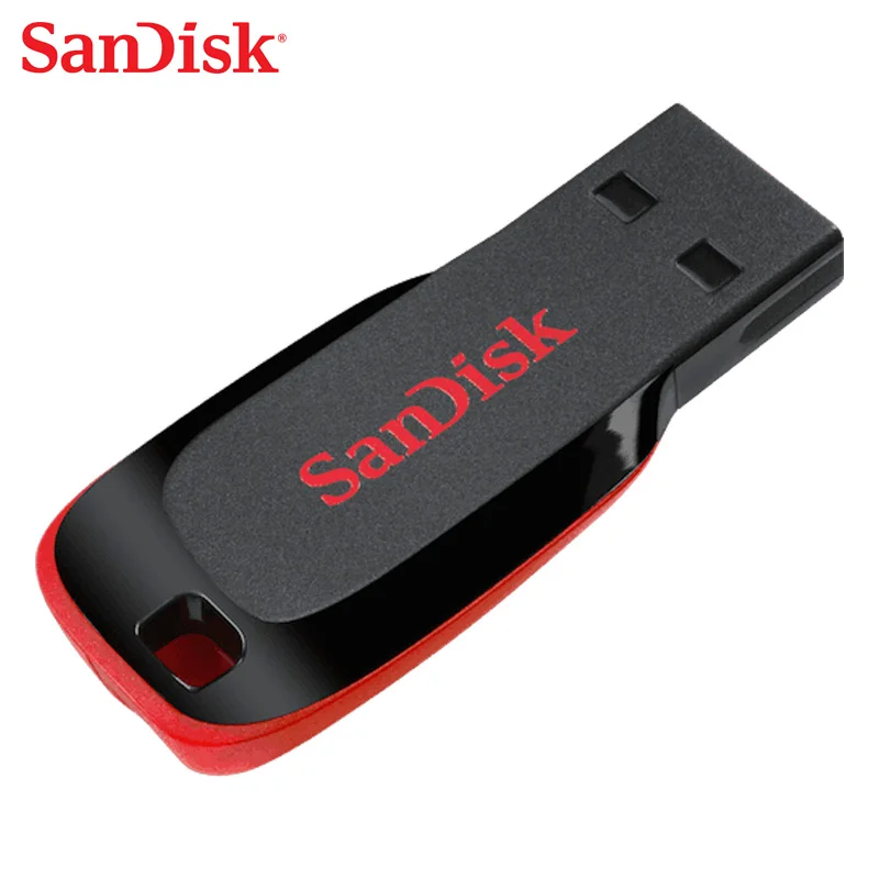 

USB Флэш-Накопитель SanDisk Cruzer Blade 32Gb, USB 2.0, черный/красный