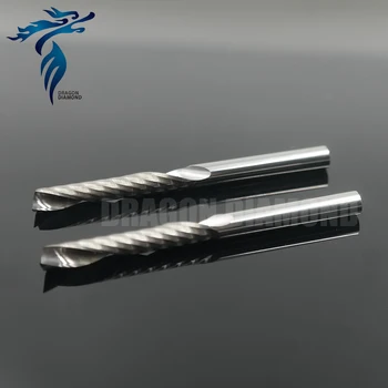 

10 pcs/lot 4*25mm Single Flute Spiral Tools, Engraving Bits Cutter, Solid Carbide Endmill, Cutting Wood Machine