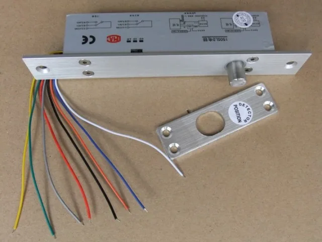 12 v отказоустойчивый Электрический замок с регулировкой времени на разблокировку дверного катода для системы контроля доступа к двери