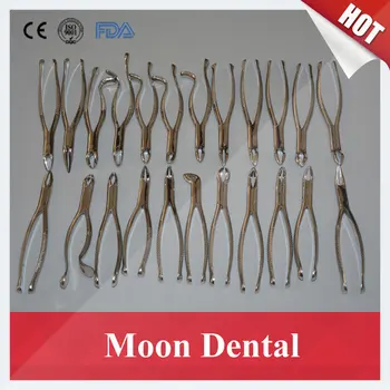 

23pcs Full set Adult Tooth Extracting Forceps Stainless Steel Dental Surgical Tool for teeth Extracting