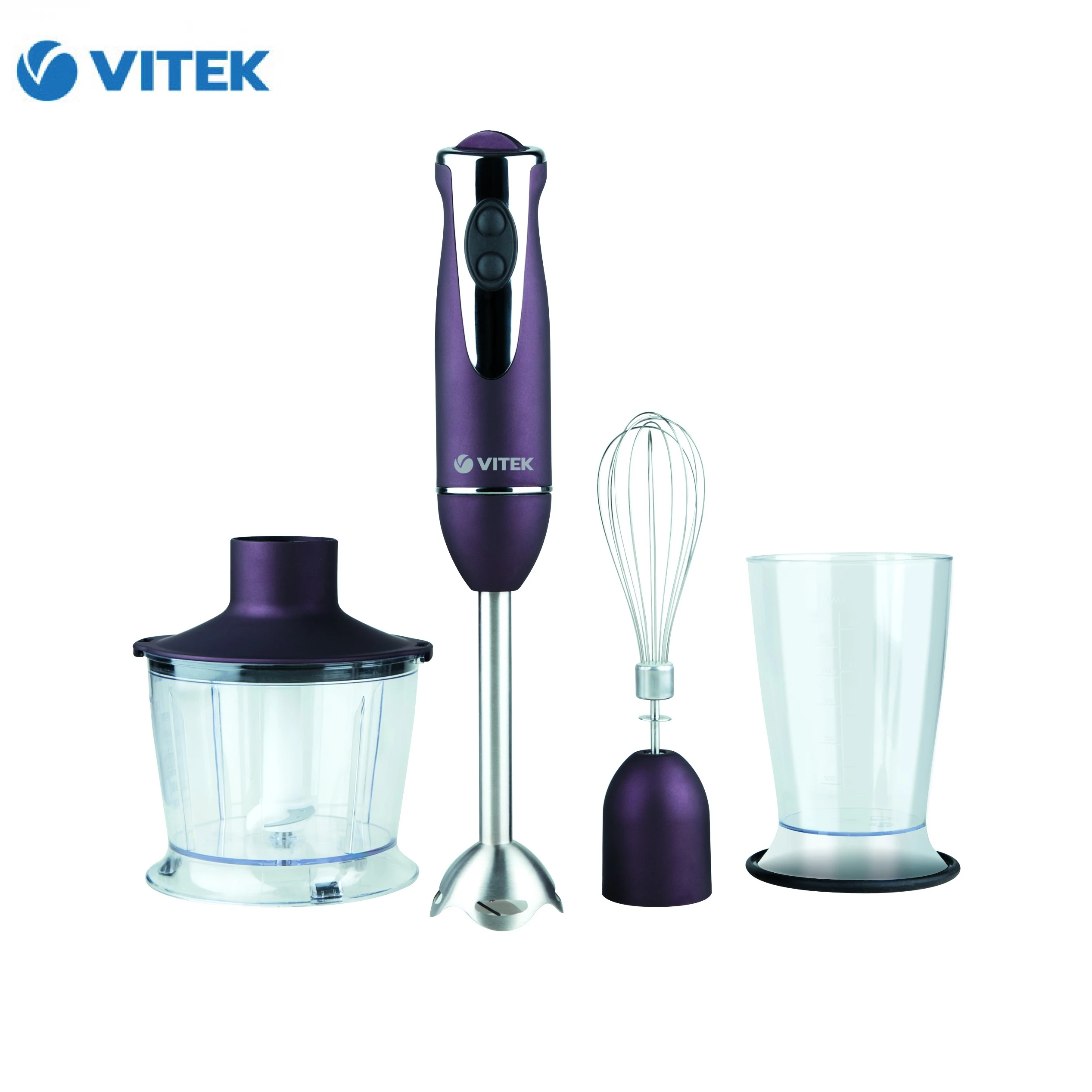 Immersion blender VITEK VT 1468 (BD) (800 W, 2 speed bowl 0,5 l, purple
