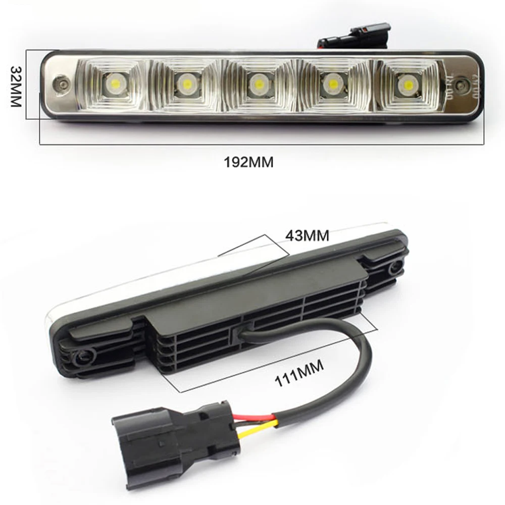 

2pcs/lot car-styling super white LED Daytime Running Light Led Car Waterproof Universal DRL Auto Driving Lamp or Universal Car