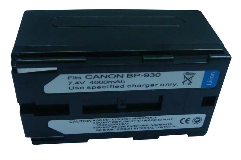 BP-930 Батарея для Canon GL1, GL2, Optura, ультура, Vistura, XH A1, A1S, XH G1, G1S, XL1, XL1S, XL2 MiniDV Цифровая видеокамера