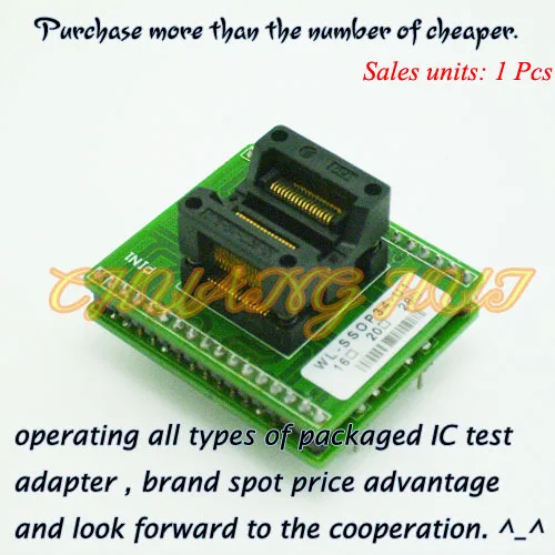 WL-SSOP34-U1 Адаптер для программиста Wellon адаптер TSSOP34 IC тестовая розетка/IC розетка