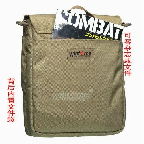 Ремень для тактического снаряжения WINFORCE/WS-20 ipad Органайзер/ CORDURA/гарантированное качество Военная и наружная сумка на плечо