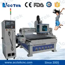 ACCTEK 9kw spindle linear auto tool changer atc woodworking cnc machinery