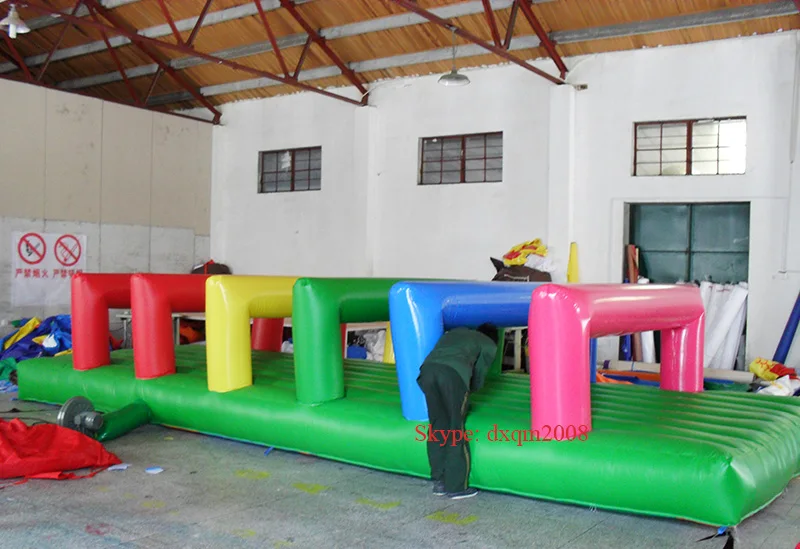 2016 colorful inflatable sports game inflatable jumping bed inflatable font b entertainment b font playground