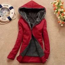2016 Autumn and Winter Women Fleeve Hoodies Casual Sweatshirt Thicken Warm Coat Female Outerwear Jacket Plus Size 68