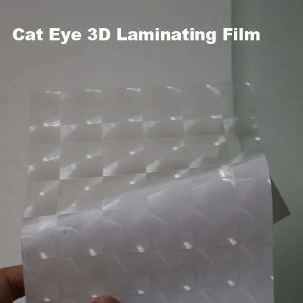 A3 размер фото Холодного Ламинирования 3D очки в стиле «кошачий глаз пленка