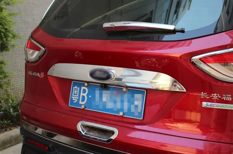 Для Ford Escape Kuga 2013 ABS Хромированная Задняя Крышка багажника Накладка