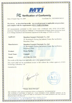 Coronwater Портативный генератор озона 220V для стерилизации воды GL-3189