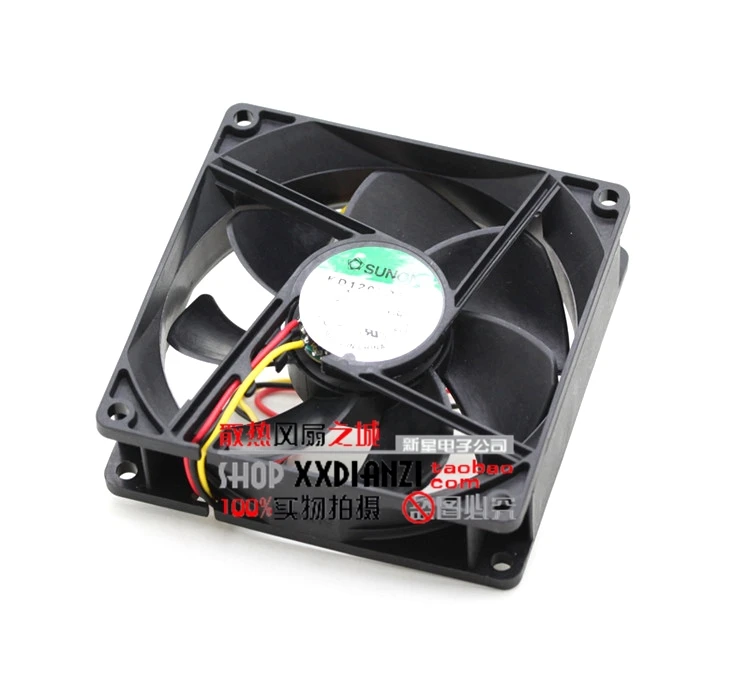 Sunon KD1209PTB2 9 см 9225 12 в 1,6 Вт бесшумный прочный Тахометр Вентилятора шасси