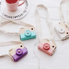 Baby Kids Cute Wood Camera Toys Children Fashion Clothing Accessory Safe And Natural Toys