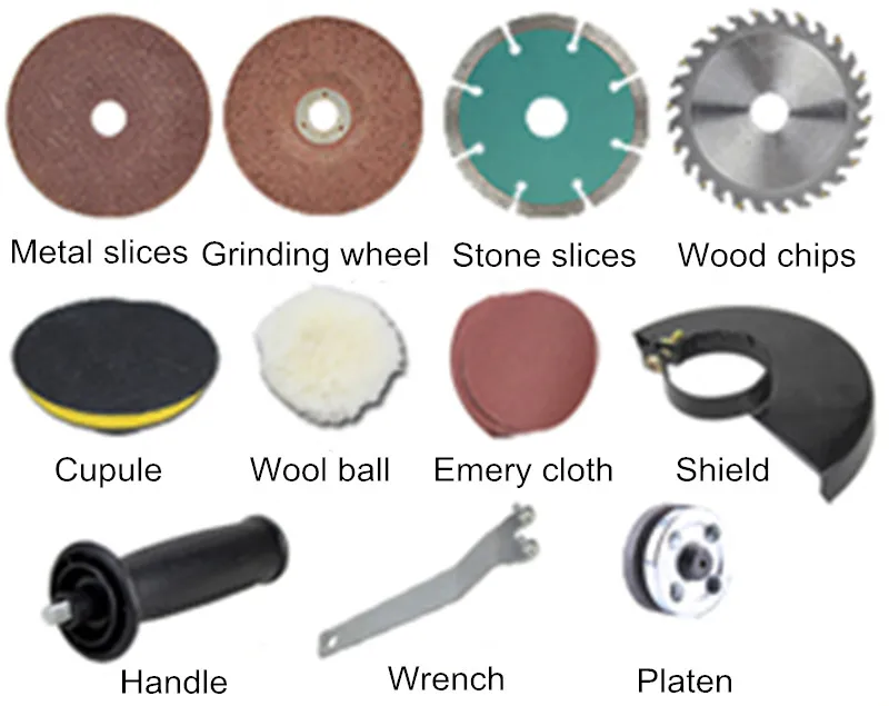 980W Electric Polisher Rotary Angle Grinder Sander Politriz Polishing Machine Lixadeira Accessories Set Pulidora Para Autos