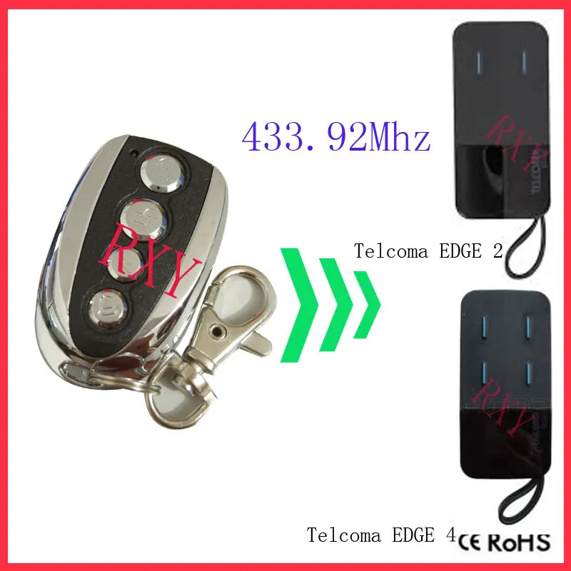 Пульт дистанционного управления Telcoma EDGE 433,92 mhz, пульт дистанционного управления Telcoma gate, гаражная дверь, Telcoma EDGE, 433mhz