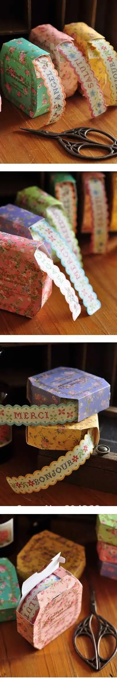 Free Shipping/New cute style color printed Tape/Decoration stationery adhesive sticker / Fashion/wholesale 20pcs/lot