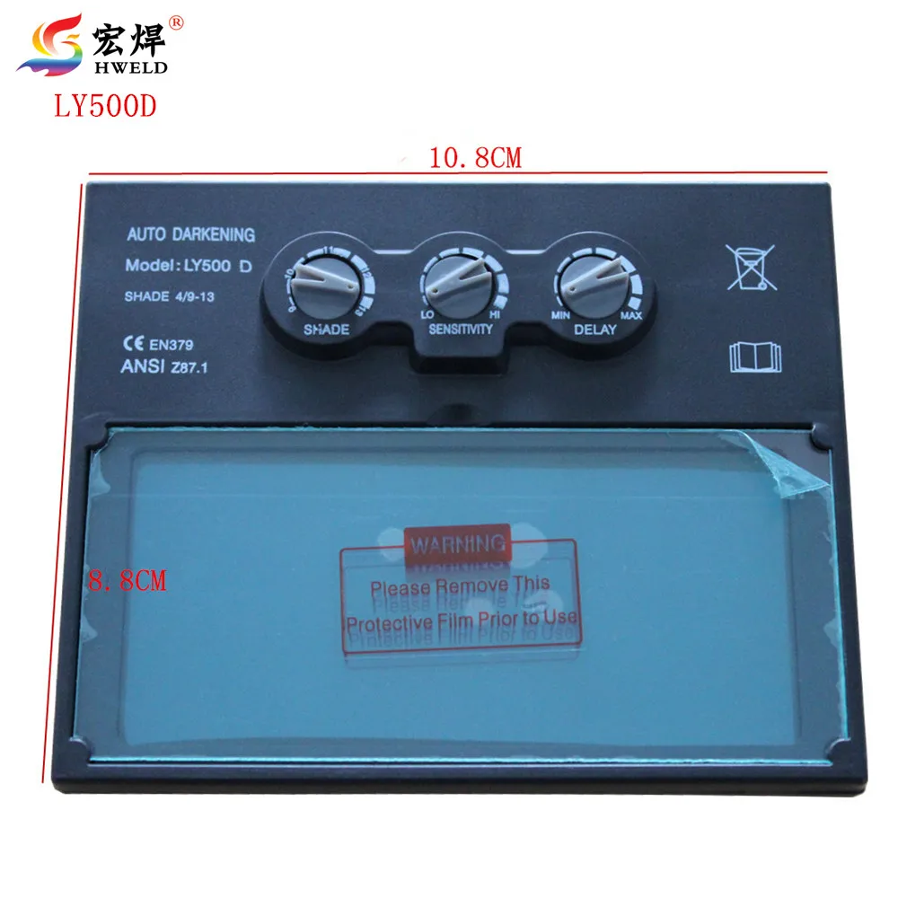 Солнечные самозатемняющимися Шлемы маска Миг Сварка фильтр сварщика очки/маска