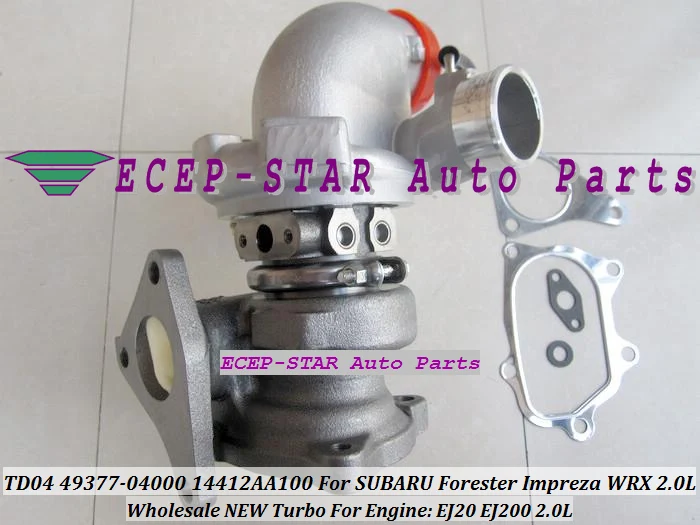 TD04L 49377-04000 14412-AA100 14412AA100 4937704000 турбо Турбокомпрессор Для SUBARU Forester, автомобильные аксессуары, брелок для автомобиля SUBARU WRX EJ200 EJ20 2.0L 211HP