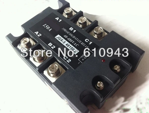 Jgx-3-48150z 150a 40-480vac 4-32vdc постоянного тока в переменный три фазы твердотельные реле SSR реле