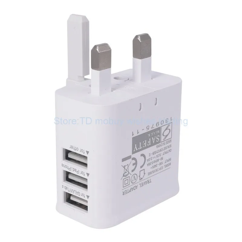 Зарядное устройство USB 5 В/2 а/1 А ЕС/США/Великобритания адаптер для мобильного