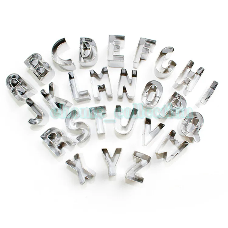 26 шт./компл. формочка для печенья Алфавит/буквы формы инструменты украшения