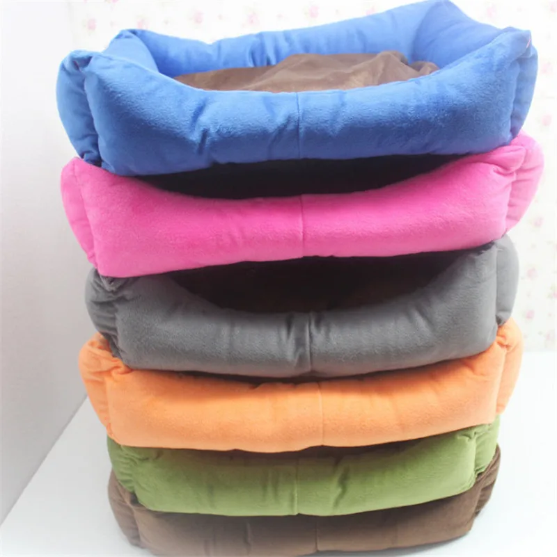 Washable Dog Bed 42*30*10cm Cat Beds 6 Colors Warm Mats For Dogs Cats