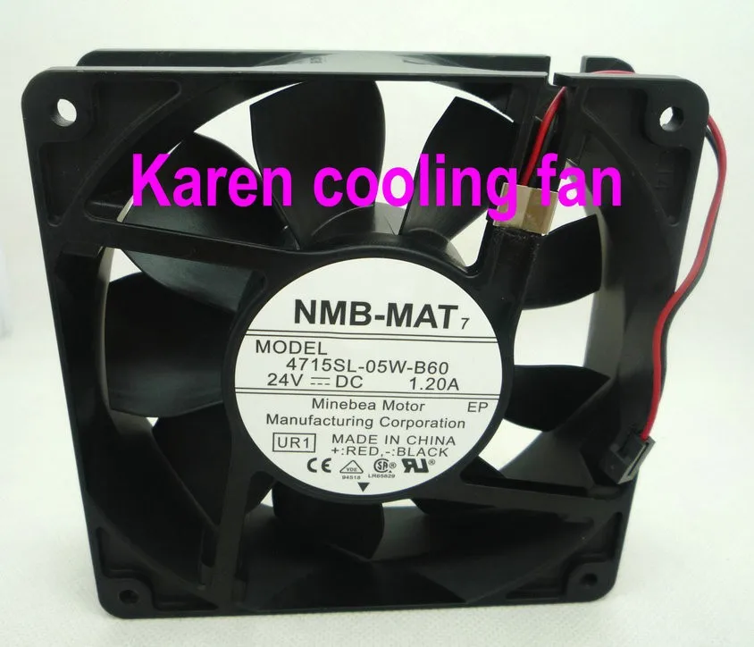 НМБ 12 см 4715SL-05W-B60 12038 24V 1.2A Вентилятор охлаждения