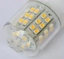 E27 3 Вт 48 светодиодный 3528 SMD светодиодный светильник с крышкой светодиодный светильник 220-240 В