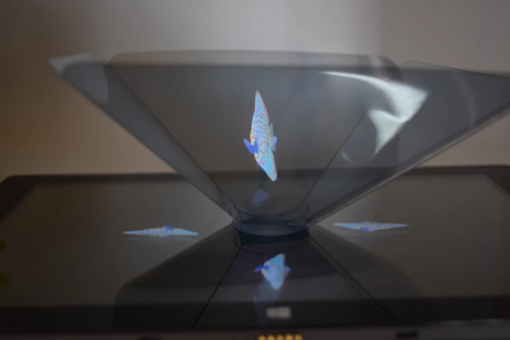Hologram Advertise 3D holo box Holographic 3d showcase