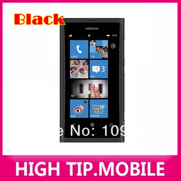 Nokia Lumia 800 Unlocked Original Phone 3G Smartphone 8MP Camera Windows Mobile Phone Free shipping Refurbished second hand iphone