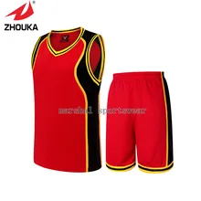 Hot sale XL-5XL Unique Design sleeveless V-neck Men’s Basketball Sportswear Set