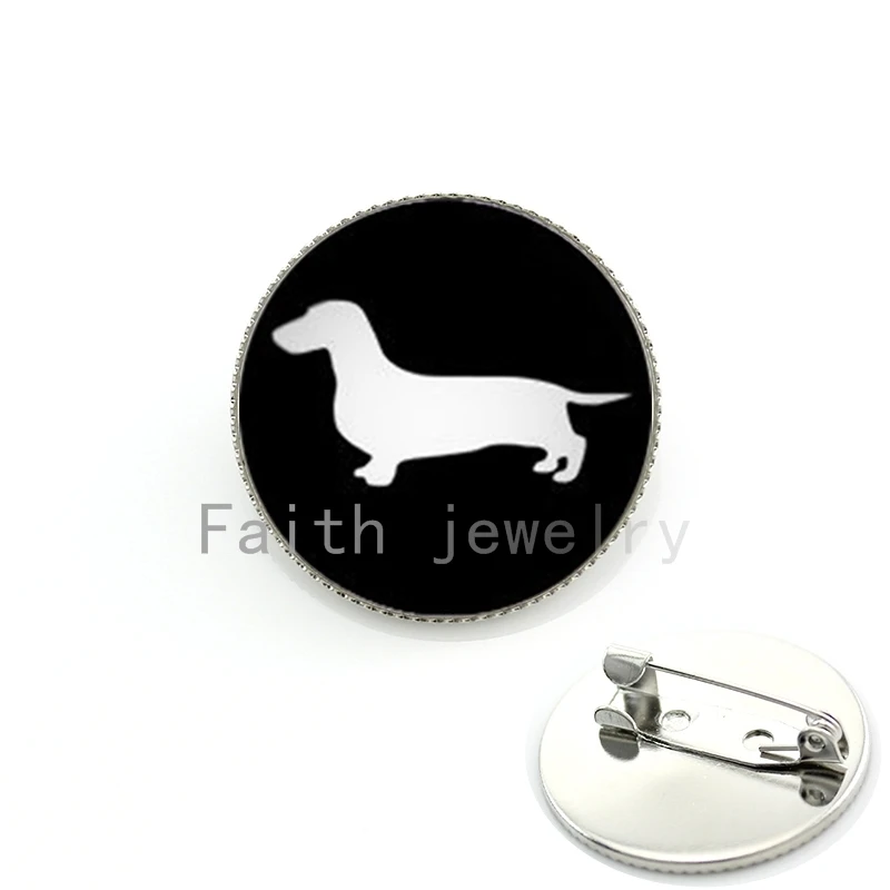 Best Deals Ever dog silhouette brooches supernatural hound medal pin Limited Romantic 