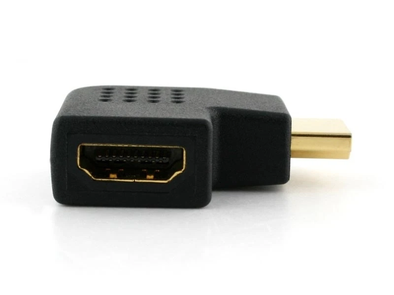 10 шт./пакет HDMI прямоугольный 90 градусов вертикальный плоский правый адаптер